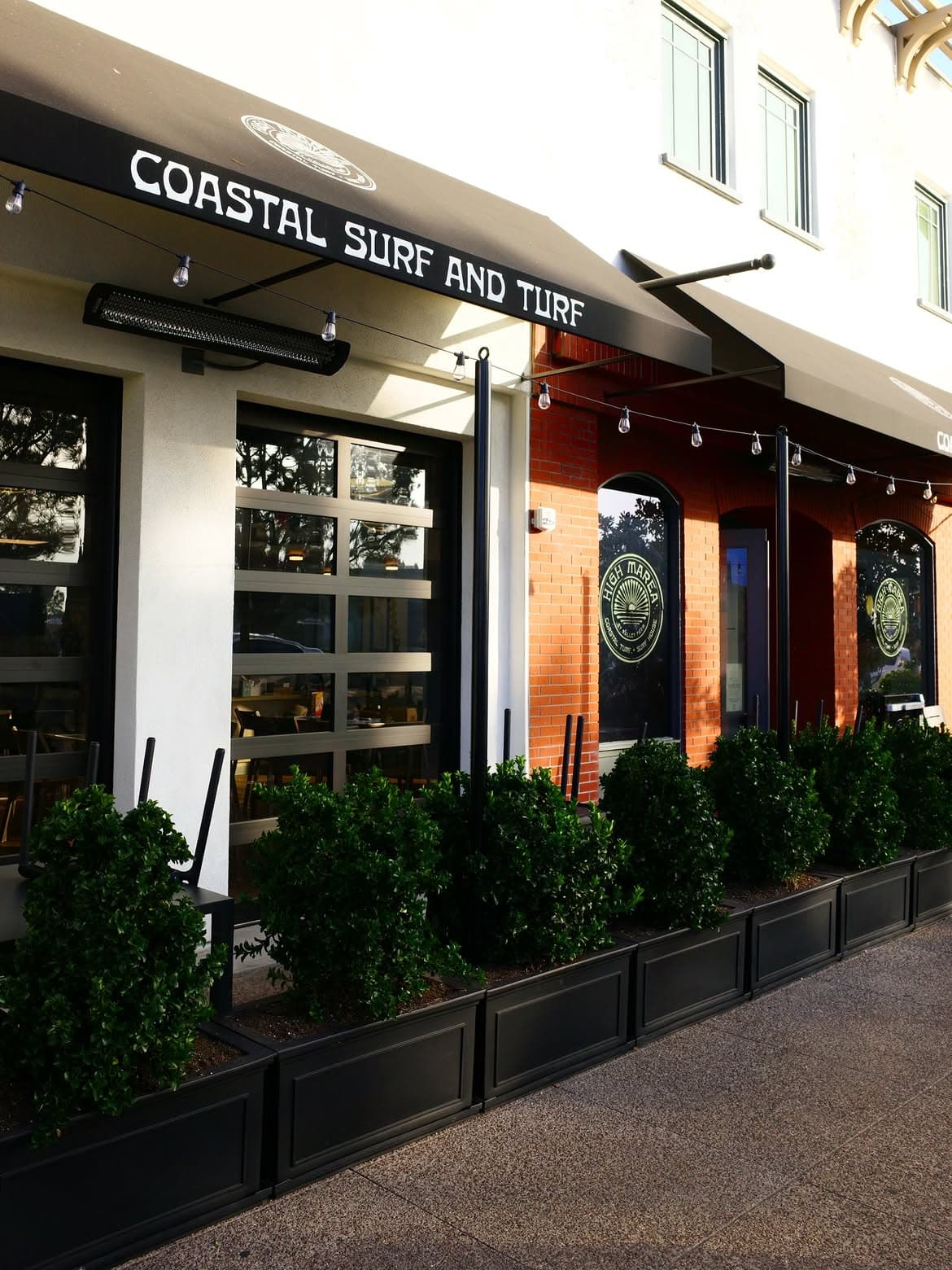 High Marea storefront inside Del Mar Plaza