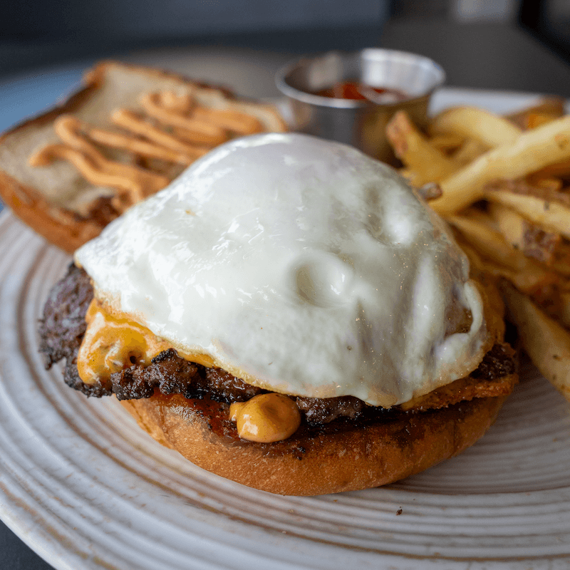Breakfast Smash Burger